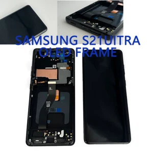SAMSUNG S21UITRA G998 / OLED Wyświetlacz Ekran dotykowy Digitizer Zamienna ramka - Zdjęcie 1 z 14
