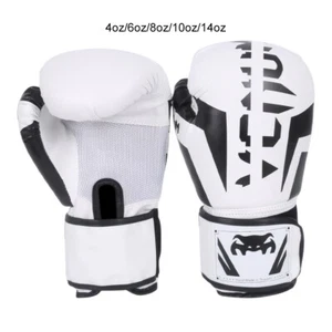 Boxing Gloves 4oz 6oz 8oz 10oz 14ozTraining Gloves Adult Muay Thai MMA Gloves - Picture 1 of 10