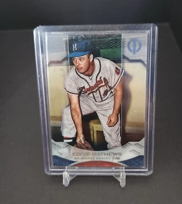2019 Tribute #58 Eddie Mathews Milwaukee Braves - Image 1 of 2