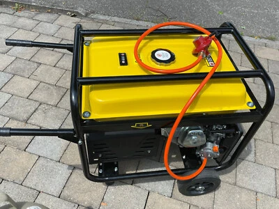 Notstromaggregat dual fuel Propan Gas Benzin LPG  7,5KW 240V 400V Stromerzeuger - Bild 1 von 4