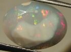3.94ct Faceted Mexican Precious Opal With Color Play Oval 14x12mm WoW *$1NR*