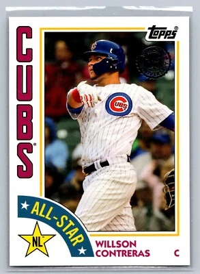 2019 Topps 1984 Topps Baseball All-Stars #84AS-WC Willson Contreras - Image 1 of 2