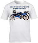 T-Shirt GSXR 400RR Motorbike Motorcycle Biker Short Sleeve Crew Neck