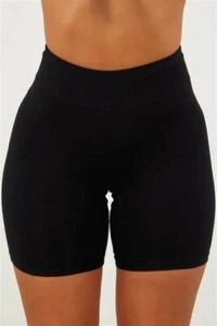 Women's High-Waisted Seamless Butt-Lifting Gym Shorts - Size L - Picture 1 of 5