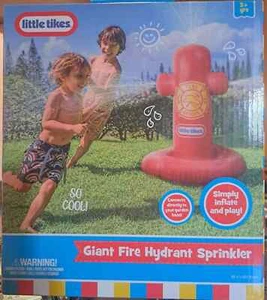 Little Tikes Giant Fire Hydrant Sprinkler LT3301HYD New In Box 3+ yrs - Picture 1 of 3