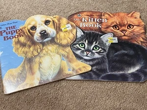 Lot of 2 Vintage 1968 The Puppy Book & The Kitten Book Venture Department Store - Imagen 1 de 12