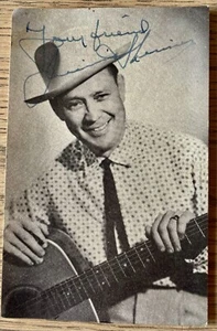 JIMMIE SKINNER SIGNED PHOTOCARD COUNTRY MUSIC (EARLY 1960's) USA - Imagen 1 de 2