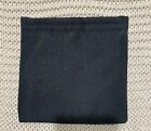 6" Black Canvas Pouch Wallet Carry On Travel Bag