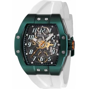 Reloj para hombre Invicta JM Correa automático esfera semiesqueleto correa blanca 43519 - Imagen 1 de 3