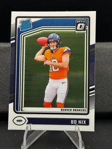 2024 Donruss Optic - Bo Nix, #209 - Rated Rookie - Denver Broncos - Bild 1 von 2