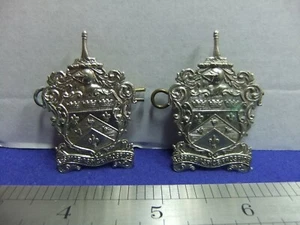 WW2 ARP Badge Bootle Constabulary Air Raid Patrol Obsolete Cap Collar X2 - Picture 1 of 4
