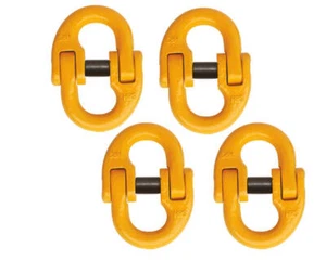 Qty. 4 - 1/2" Grade 80 Connecting Link Hammerlock Chain Connector Coupling Link - Picture 1 of 2