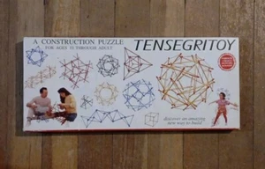 TENSEGRITOY A Construction Puzzle Game Red 1994 STEM Vintage - Picture 1 of 6