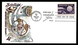 MayfairStamps US Space FDC 1960 Washington DC Henry Cachet Communications for Pe