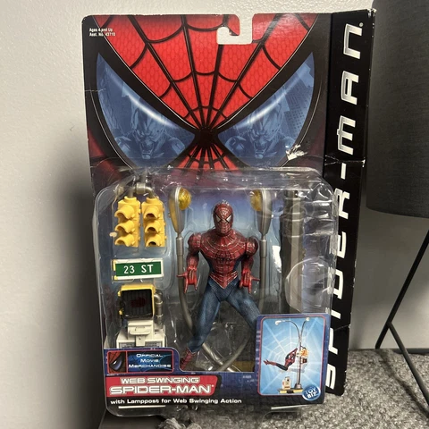 ToyBiz Spider-Man Movie Web Swinging  Spiderman Figure Series 2 2002 Cover