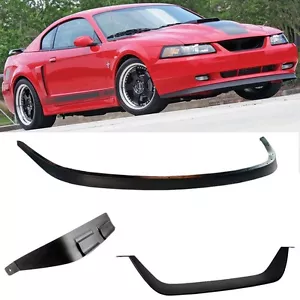 Fits 99-04 MUSTANG MACH 1 Chin Spoiler and Grille MOD Bottom Lip 99-04 GT, V6 - Picture 1 of 4
