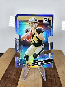 Donruss Rated Rookie Jake Haener 2023 plata troquelado prensa prueba/75 radiocontrol - Imagen 1 de 2