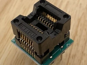 SOP16/SOIC16 (150mil Width, 1.27mm Pitch) to DIP16 Solder-Free ZIF Adapt US SHIP - Picture 1 of 6