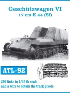 Friulmodel - Metal Tank Tracks for Geschutzwagen VI 17cm K44 1/35th - ALT92 - Picture 1 of 1