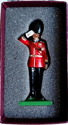SGT. MAJOR ADDERLY 1st BN SCOTS GUARDS 1899 PRESENTATION OF COLOURS MINT IN BOX - image 1 of 4