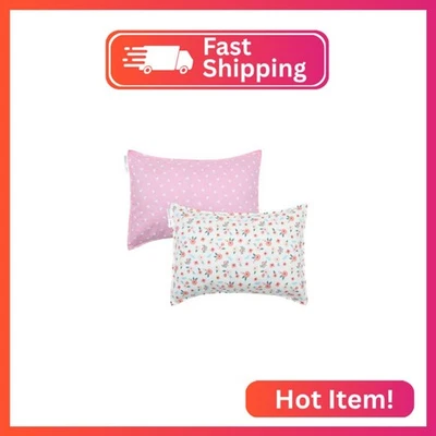 Paquete de 2 fundas de almohada ALVABABY para niños pequeños de algodón orgánico funda de almohada para niños apta para 13"x 18 Foto 1 de 2