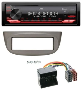 JVC DAB MP3 Bluetooth USB Autoradio für Renault Twingo 07-14 beige-grau - Bild 1 von 7