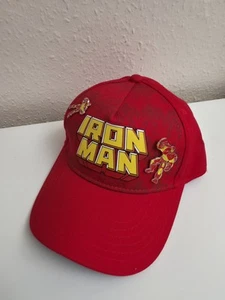 Disney Parks Marvel Iron Man Red Adult Baseball Hat Cap w/ Two Pins - Picture 1 of 4