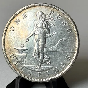 1903 Philippines Peso KM# 168, Silver, USPI - Picture 1 of 5