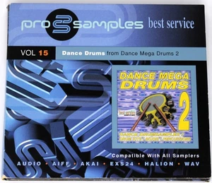 Best Service Pro Samples 15 Dance Drums Sample/Sound Library/Sampling Double CD - Picture 1 of 6