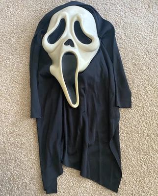 Vintage SCREAM Ghostface Mask, Glow In The Dark, 9206S Easter Unlimited Stamp - Image 1 of 4