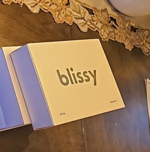 Blissy 100% Pure Mulberry Silk Pillowcase 22 Momme 6A High-Grade Fibers - white