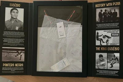 PUMA Portugal Shirt Eusebio Pantera Negra Limited Edition NUMBERED Size Medium - Image 1 of 4