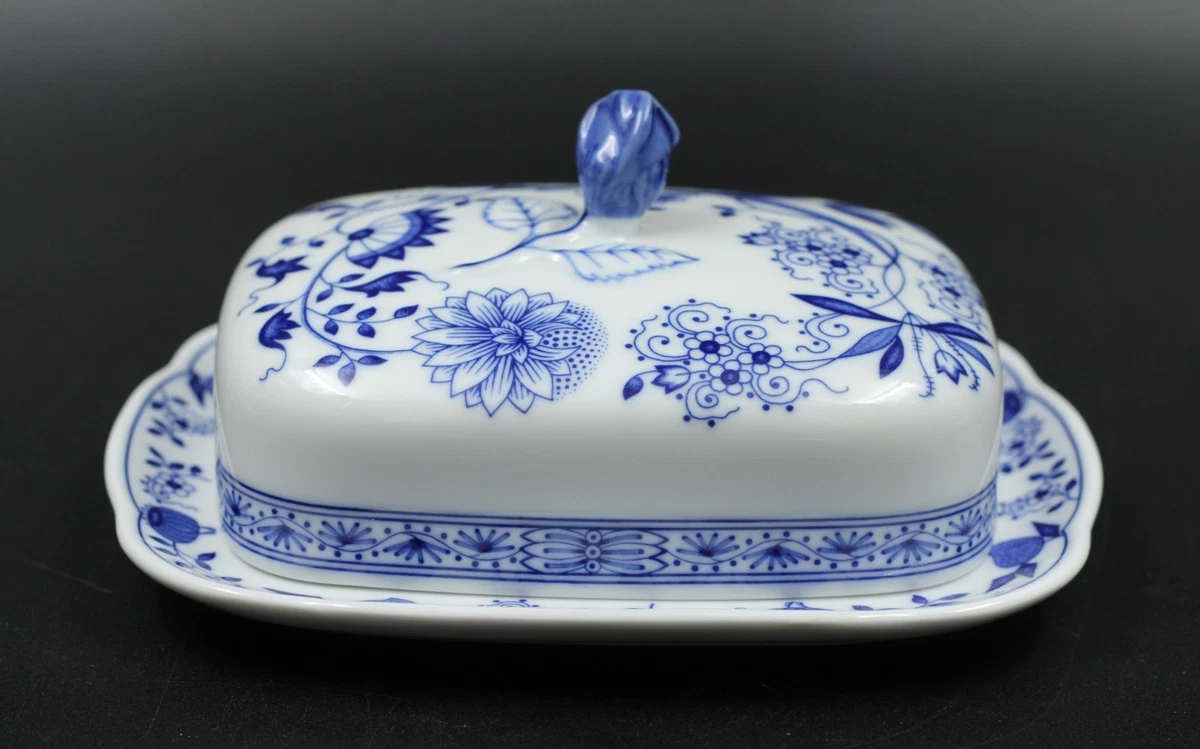 Hutschenreuther Deckel Für Butterdose Im Klassischen Blau Zwiebelmuster