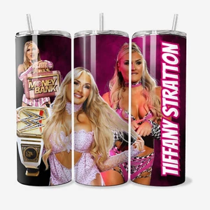 Tiffany Stratton Tiffy Time WWE Tumbler - 20oz - Can Be Personalized - Picture 1 of 3