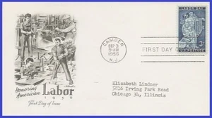 USA3 #1082 ADDR ARTMASTER FDC Labor Day - Bild 1 von 1