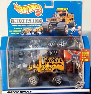 Vintage Hot Wheels Mechanix HumVee Orange Tiger Stripes X-Tool Rare 1997 - Picture 1 of 1