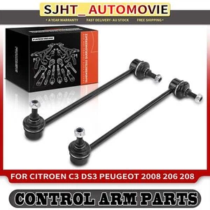 2x Front Sway Bar End Link for Citroën C2 C3 C4 Cactus DS3 Peugeot 2008 207 1.6L - Picture 1 of 8
