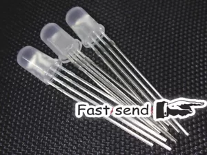 1000pcs 5mm RGB LED Common anode Tri-Color Emitting Diodes Diffused - Picture 1 of 1