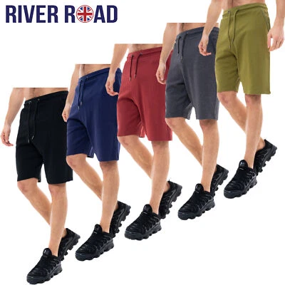 Pantalones cortos para correr de gimnasio para hombre medio pantalón sudor lana salón elástico verano Foto 1 de 4