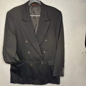 CORBIN Mens Brown Solid 100% Wool Classic Fit Sport Coat Blazer Jacket SIZE 40R - Picture 1 of 17