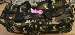 Rockland Rolling Duffel Bag 36 Inch Camouflage Large Wheels - Picture 1 of 14