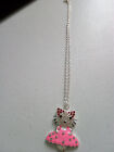 Kids Silver Necklace With Rhinestone Pendant To Choose Christmas
