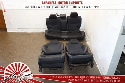 JDM 08-14 SUBARU WRX STI SEATS OEM PREMIUM VERSION 10 STI SEDAN - Image 1 of 4