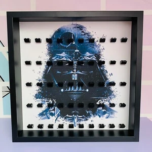 Cornice Vetrina Display Case adatta per Lego Minifigures Star Wars Darth Vader - Foto 1 di 9