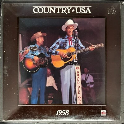 Country USA 1958 Time Life Music Compilation, 2 x Vinyl LP, NM - Image 1 of 4