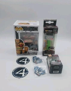 VENOMIZED THE THING FUNKO POP GAMESTOP BOX 692 WITH POCKET POP KEYCHAIN & PEZ - Picture 1 of 8