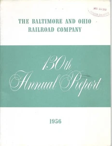 Annual Report - Baltimore and Ohio Railroad - 1956 (AR121) - Picture 1 of 1