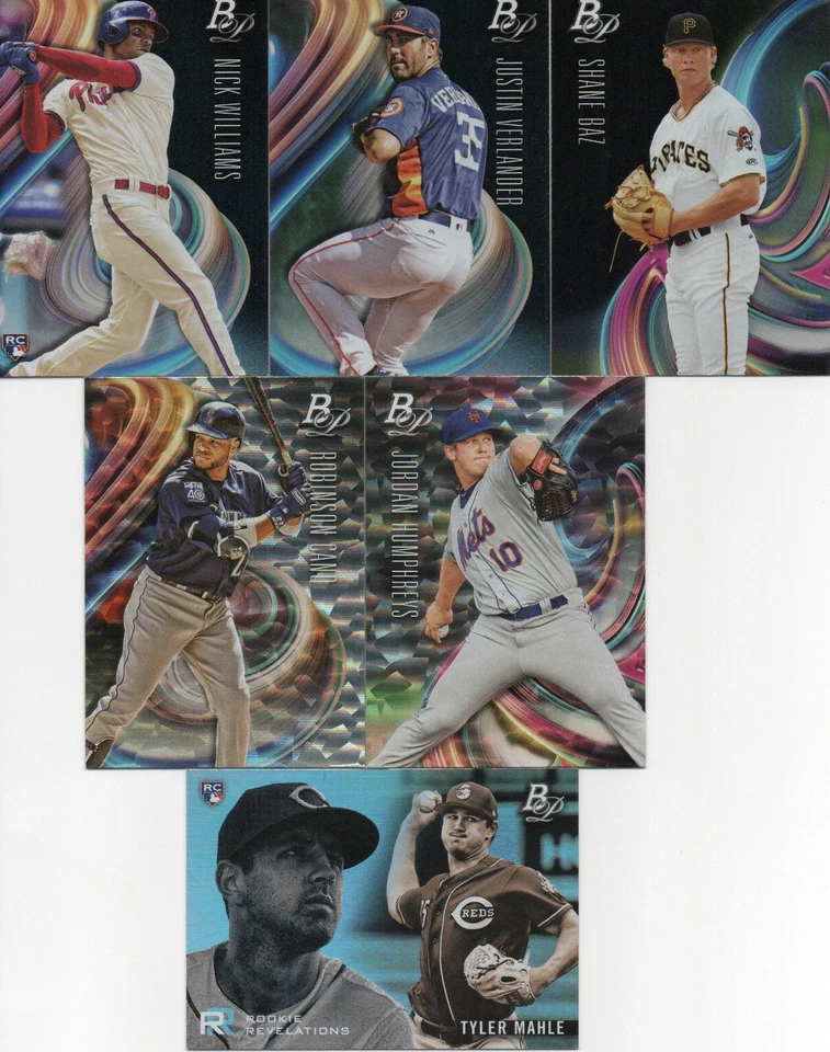 2018 BOWMAN PLATINUM BASE/TOP PROSPECT SINGLES & RC'S/PARA/INSERTS***YOU PICK*** - Image 1 of 1