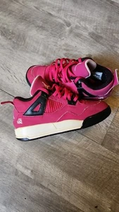 AIR Youth 1.5 JORDAN 4 VI RETRO VALENTINES DAY EDITIO PINK BERRY  - Picture 1 of 8