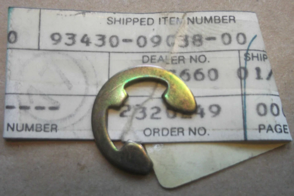 Fermo ORIG per Cavalletto Laterale Yamaha XT 350 1988 1989 / XT 350 1991 1994 Foto 1 de 1